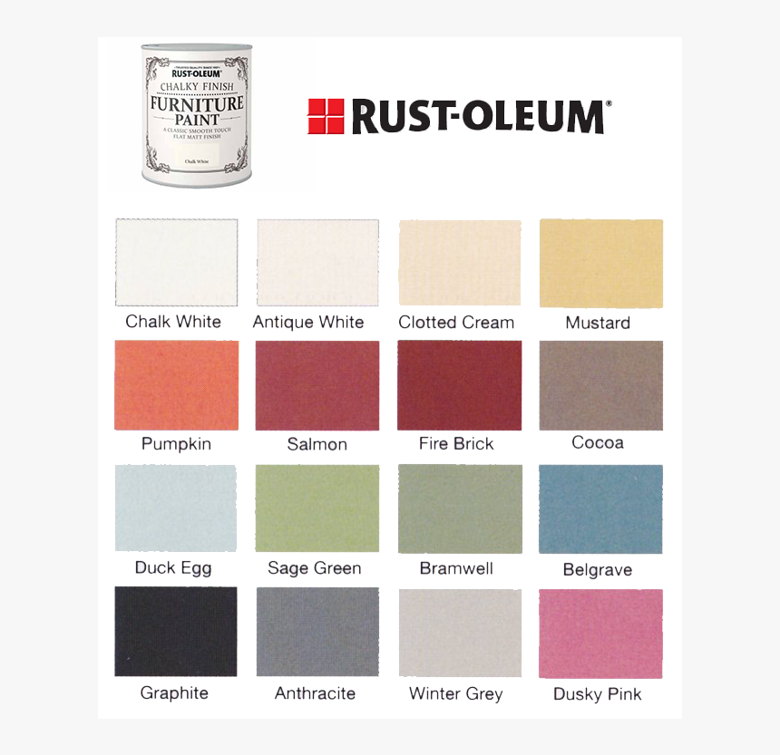 Rust-oleum Chalk Paint Color Chart