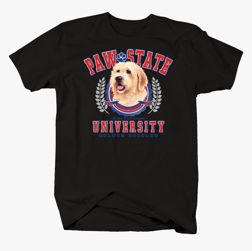 Paw State University Golden Doodle Animal Lover Dog - Crest On A Shirt, HD Png Download, Free Download