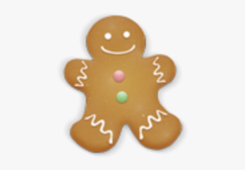 Christmas Cookie Biscuits Gingerbread Man - Christmas Clip Art Cookies, HD Png Download, Free Download