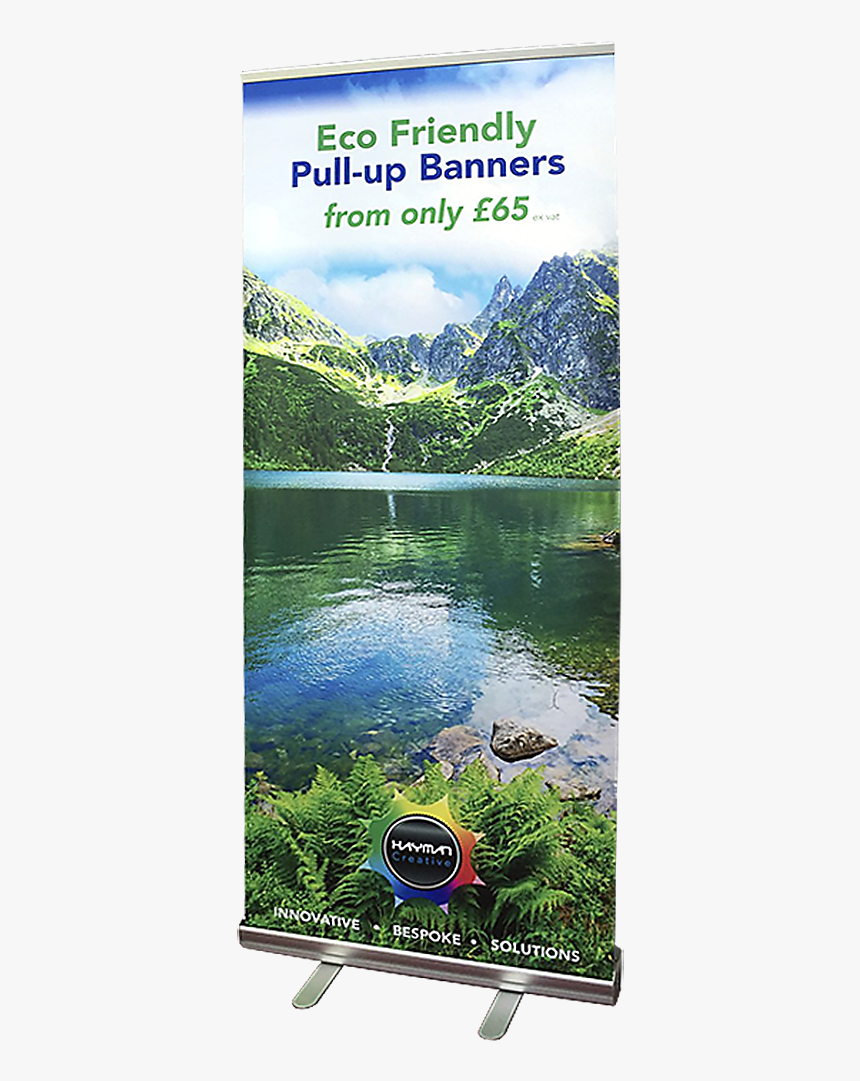 Recyclable Pull-up Banner Stand At Hayman Creative - Banner, HD Png Download, Free Download