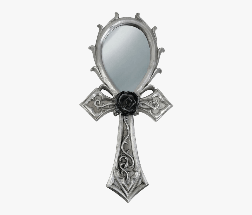 Gothic Ankh Hand Mirror - Old Hand Mirror Gothic, HD Png Download, Free Download