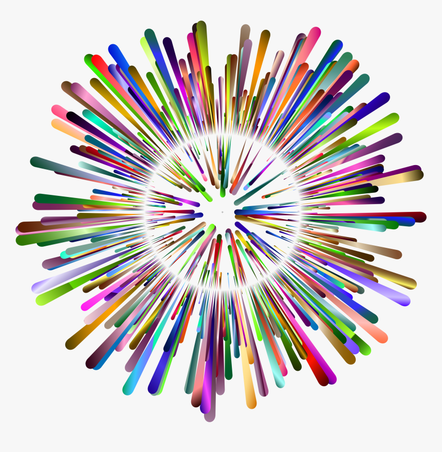 Rainbow Explosion Png - Colorful Explosion No Background, Transparent Png, Free Download