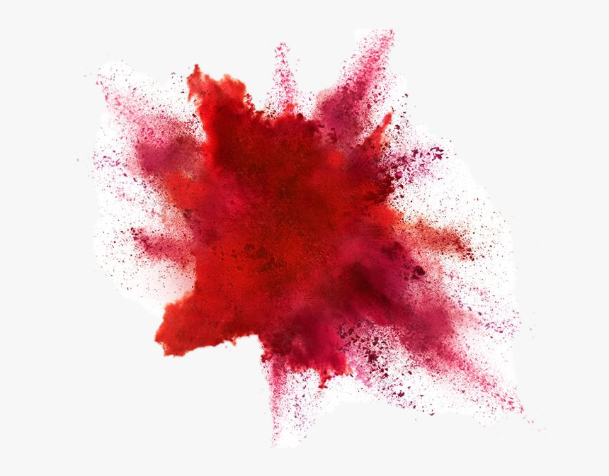 Red Explosion Png - Red Powder Explosion Transparent, Png Download, Free Download