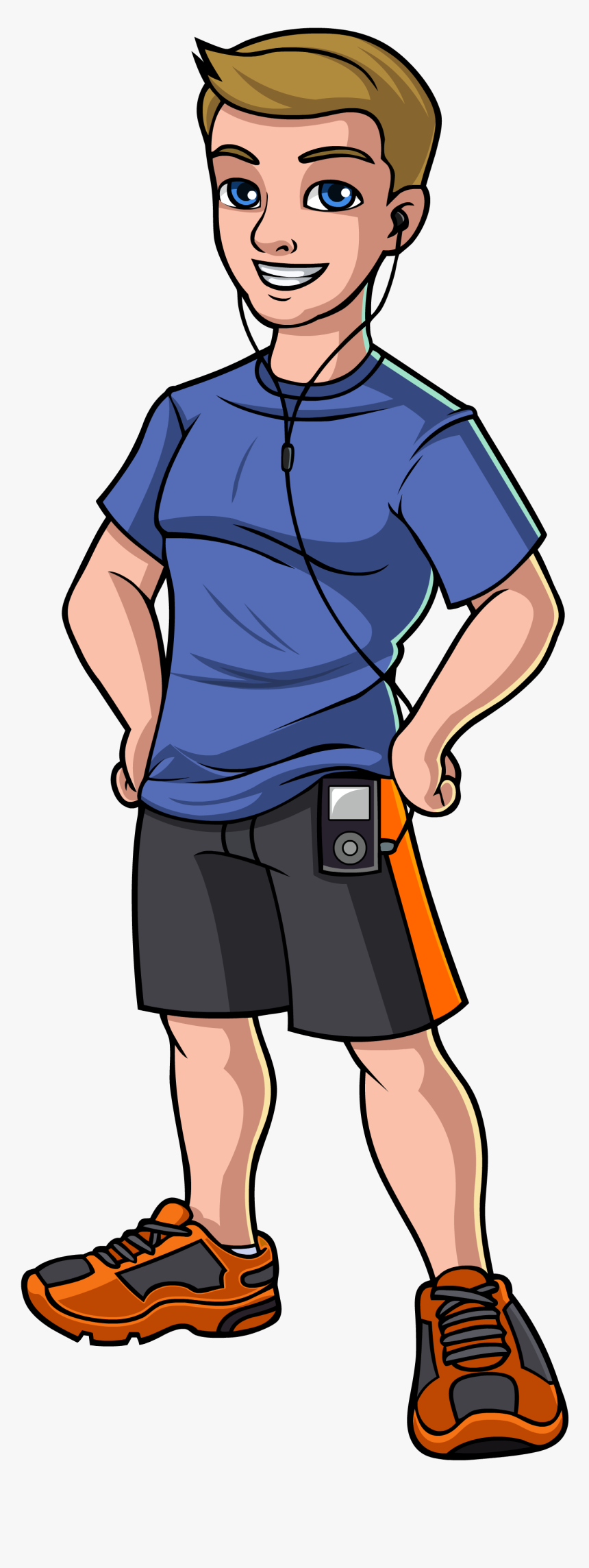 Guy Cartoon Png, Transparent Png, Free Download