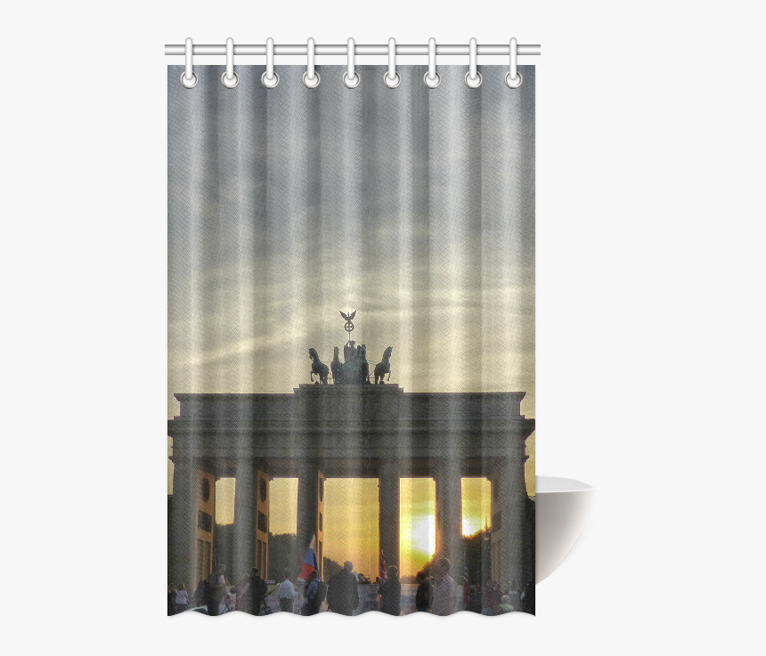 Berlin Brandenburg Gate Sunset Shower Curtain 48"x72" - Constellation Shower Curtain, HD Png Download, Free Download