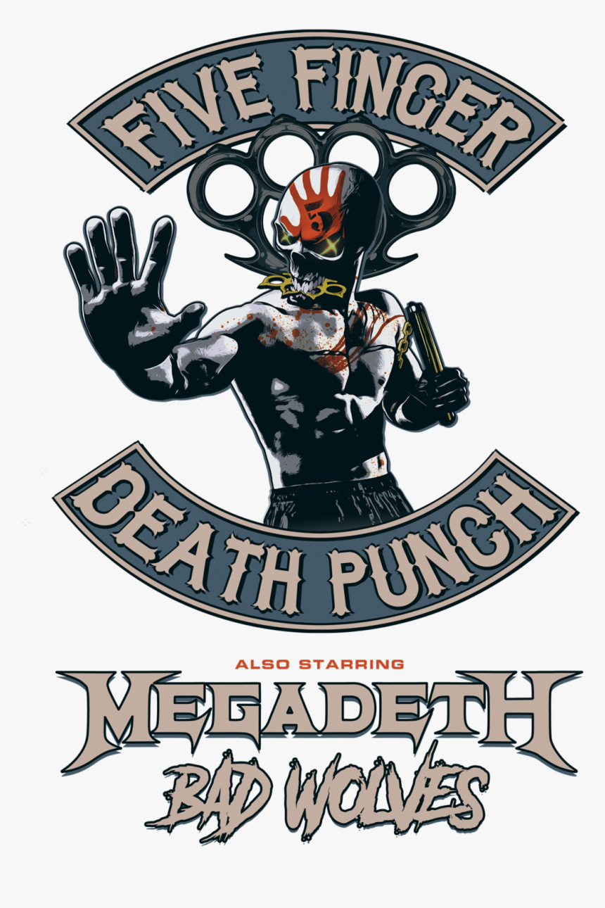 Finger Finger Death Punch Will Tour With Megadeth And - Label, HD Png Download, Free Download