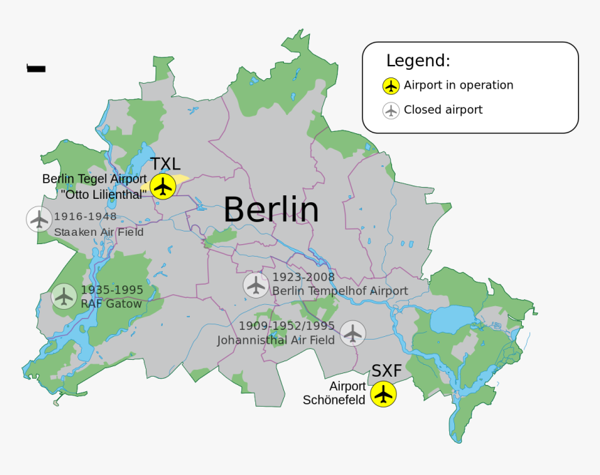 Berlin Txl Airport, HD Png Download, Free Download