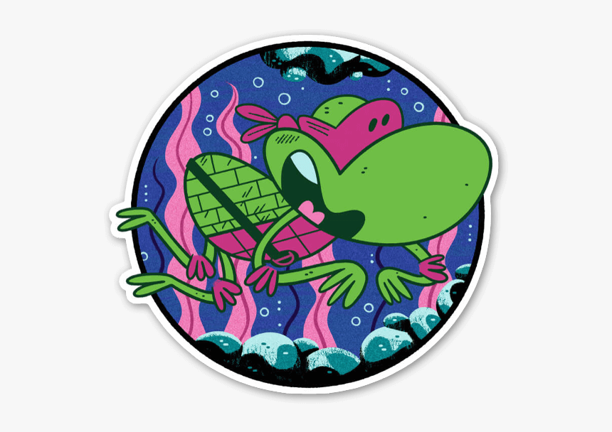 Underwater Level - Don Sticker - Cartoon, HD Png Download, Free Download