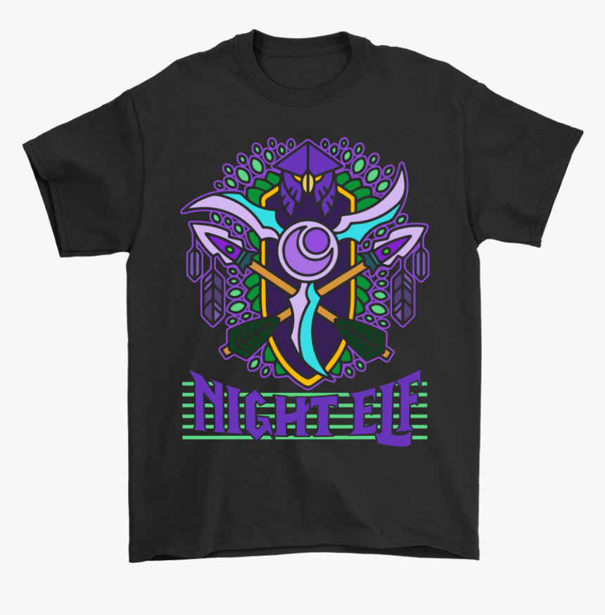 World Of Warcraft Race Night Elf Shirts - Fire Walk With Me T Shirt, HD Png Download, Free Download