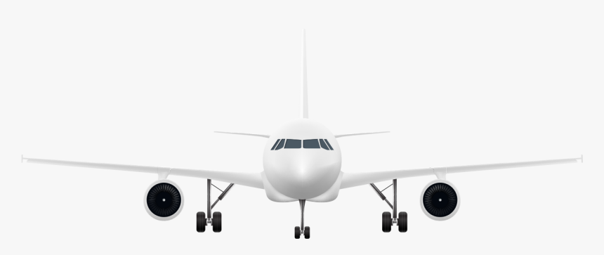 Airplan Front View Png - Boeing 757, Transparent Png, Free Download