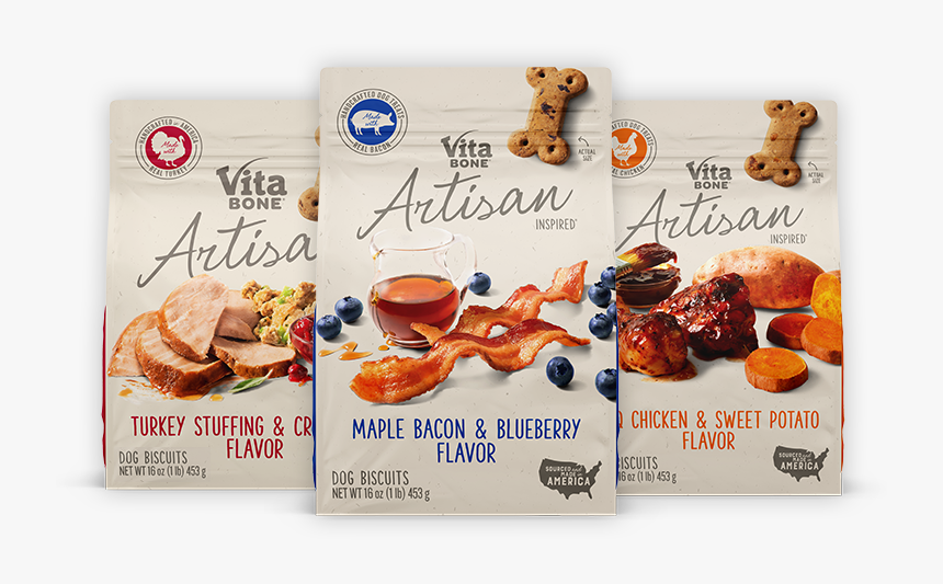 Vita Bone Artisan Inspired - Vita Bone Artisan Inspired Dog Biscuits, HD Png Download, Free Download