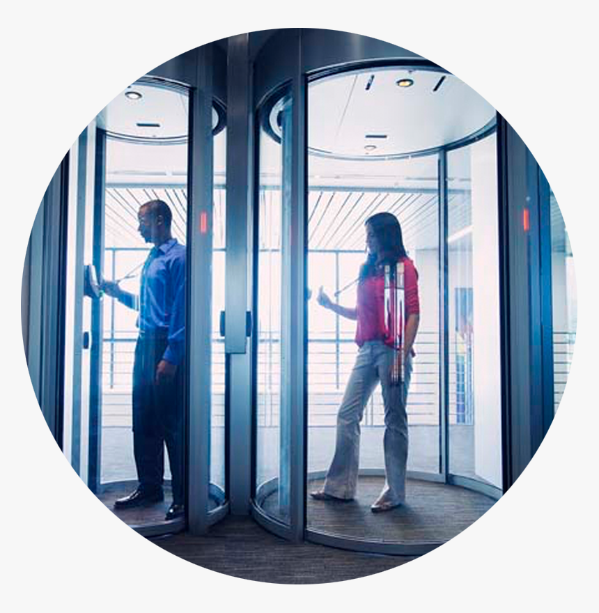 Man Traps Ohio - Entering A Revolving Door, HD Png Download, Free Download