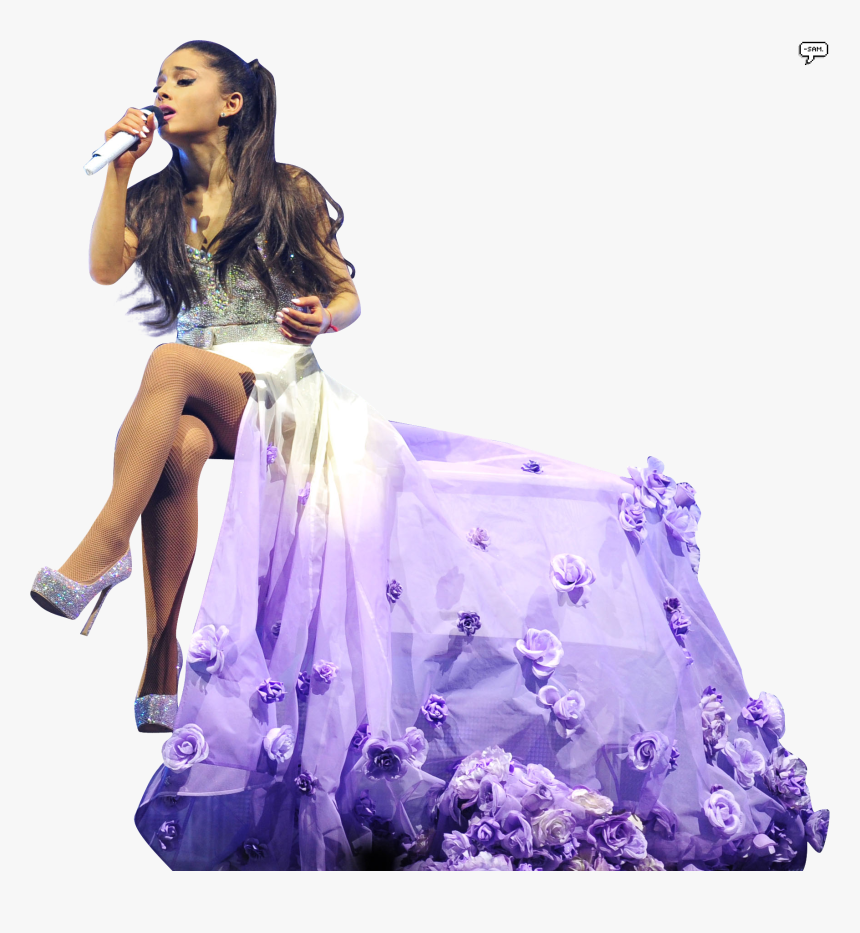 Ariana Grande Singing On Stage Png Image - Ariana Grande Honeymoon Tour Dress, Transparent Png, Free Download