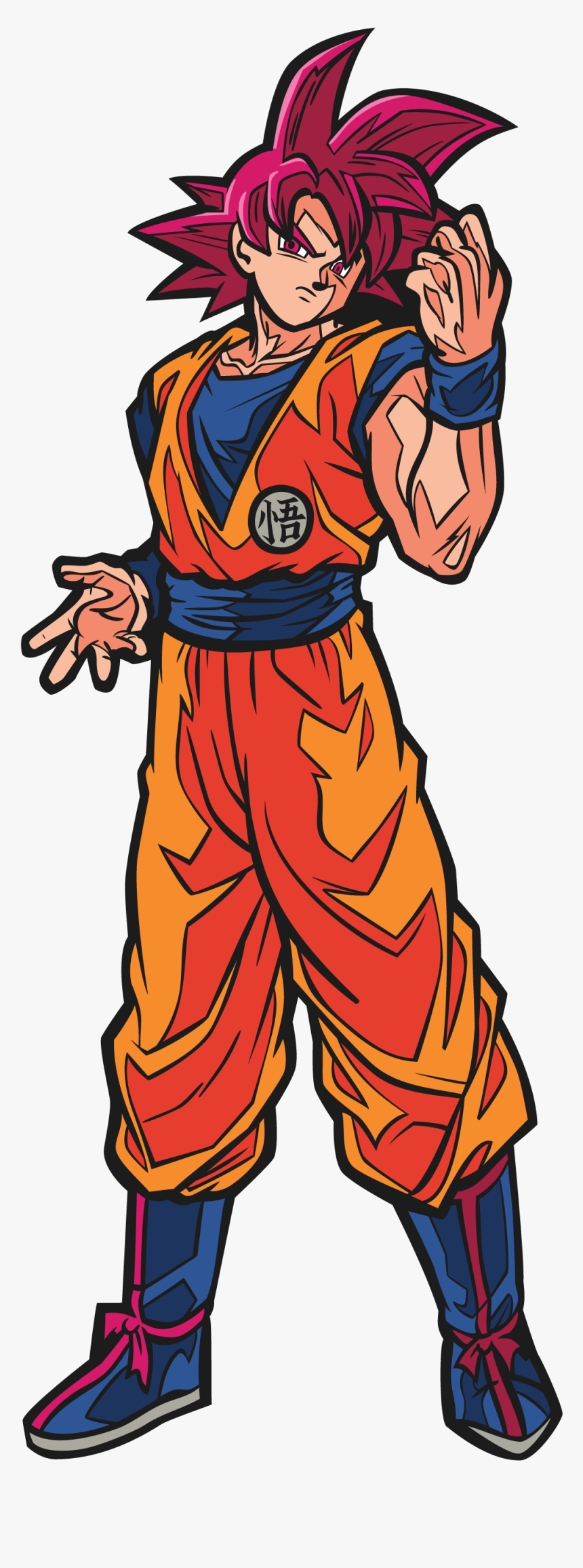 Super Saiyan God Goku Figpin, HD Png Download, Free Download