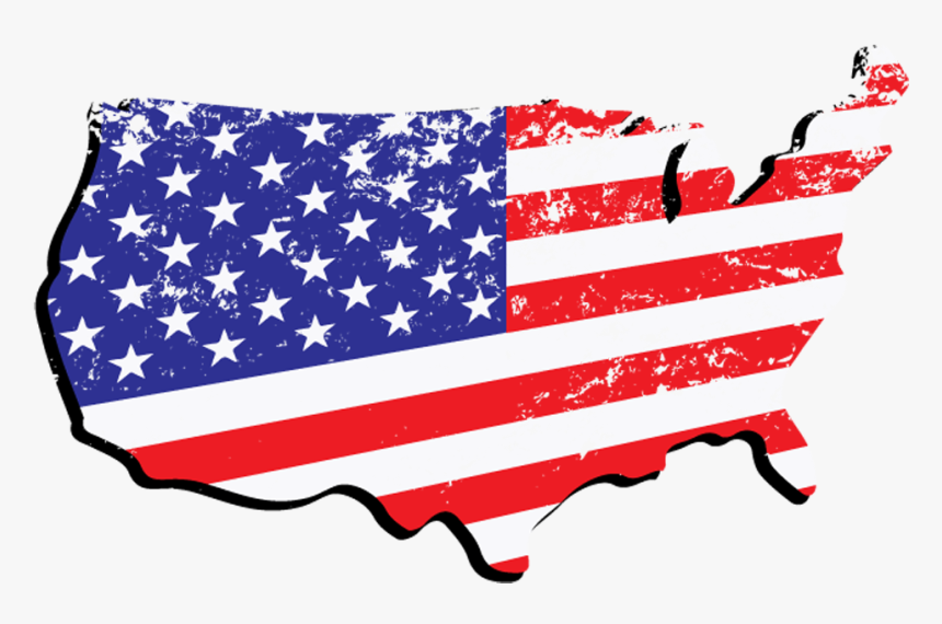 American Country Clipart - Us Flag In Country, HD Png Download, Free Download