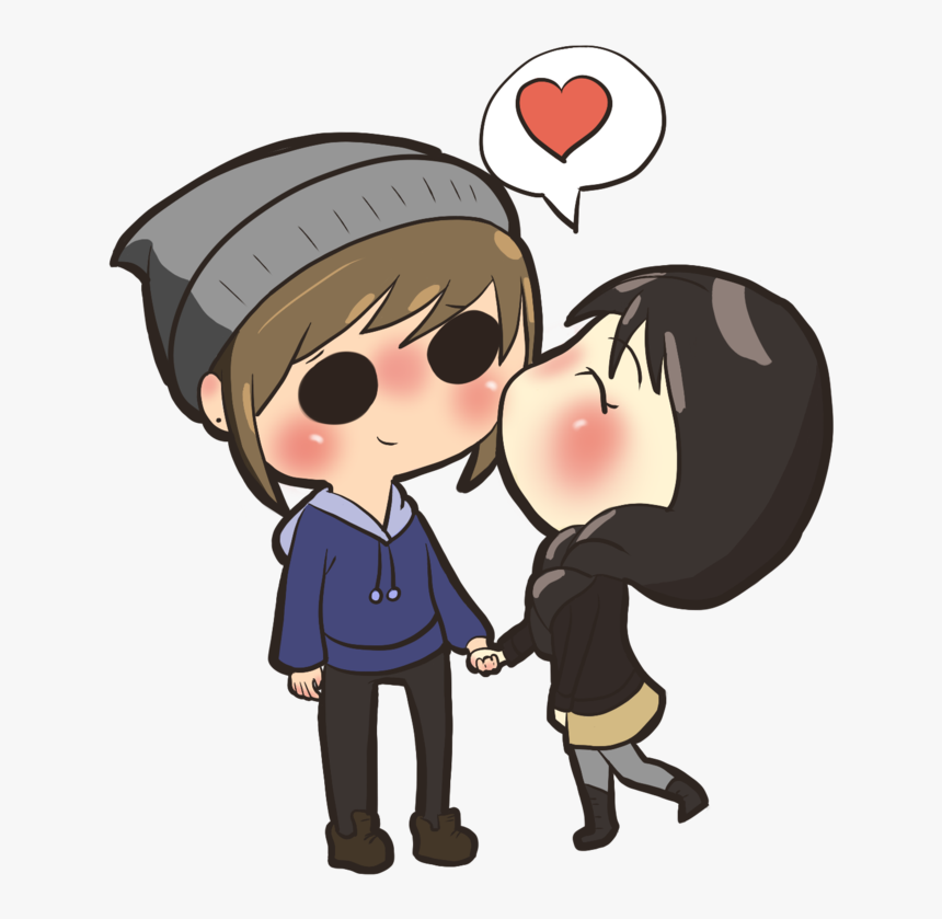 Couple, Heart, And Png Image - Chibi Png Love, Transparent Png, Free Download