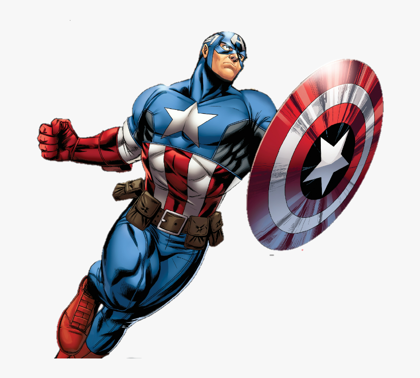 Captain America Cartoon Png - Marvel Avengers Assemble, Transparent Png