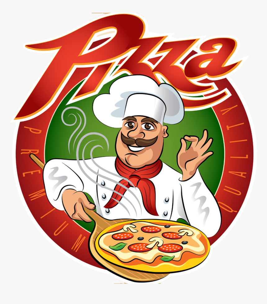 Pizza Chef Italian Cuisine - Pizza Chef Logo Png, Transparent Png, Free Download