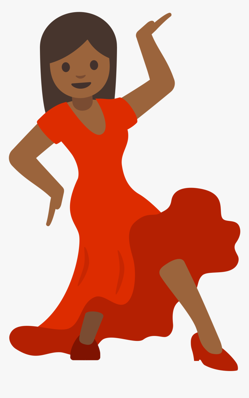 Emoji Girl Png - Dance Emoji Png, Transparent Png, Free Download