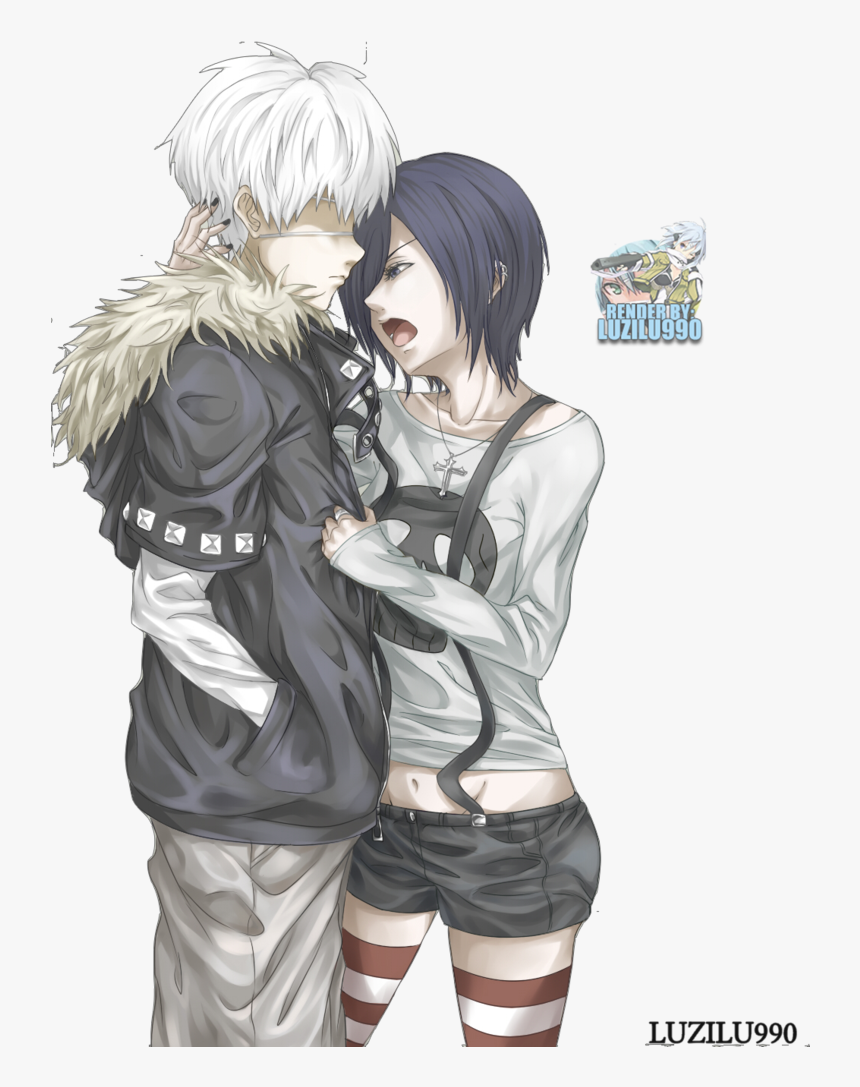 Tokyo Ghoul Kaneki And Touka Png Download Kaneki And Touka Art Transparent Png Kindpng