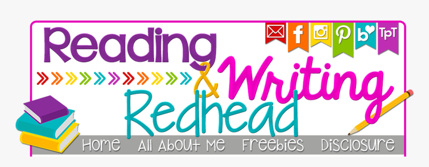 Reading And Writing Redhead - Graphic Design, HD Png Download, Free Download