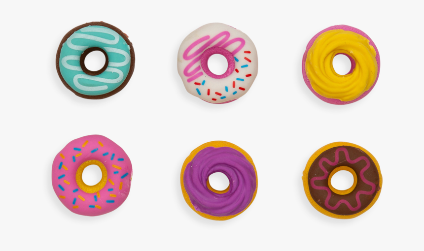 Dainty Donuts Vanilla-scented Pencil Erasers Set"
 - Eraser, HD Png Download, Free Download