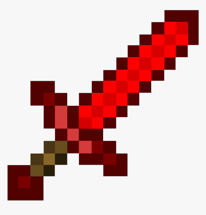 Transparent Swords Png - Minecraft Red Diamond Sword, Png ...