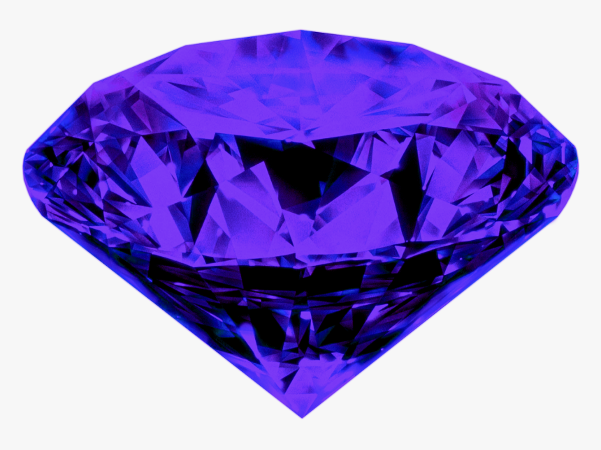 Purple Diamond Png Image - Blue And Purple Diamonds, Transparent Png, Free Download