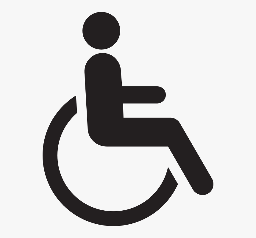 Wheel Chair - Handicap Icon Png, Transparent Png, Free Download