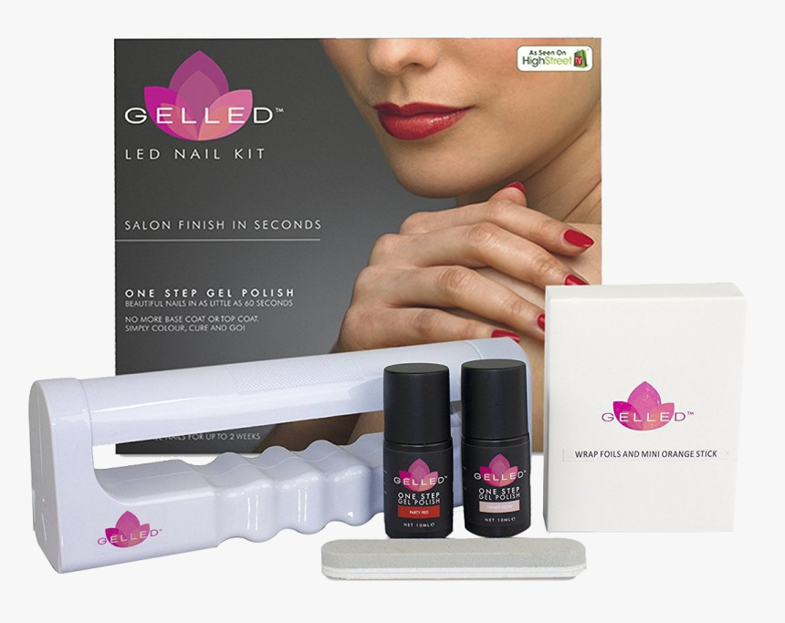 Gelled Nail Kit Set - Nail Polish, HD Png Download, Free Download