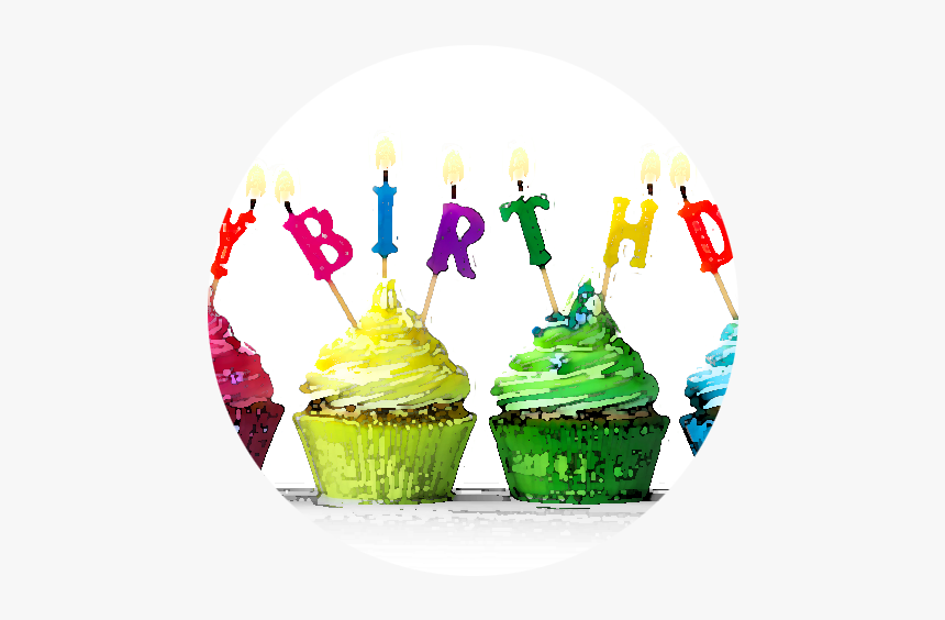 Cupcake De Aniversário Png, Transparent Png, Free Download