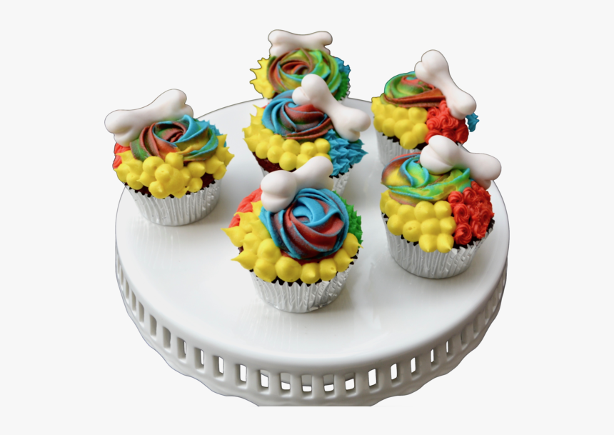 Dog Bone Cupcakes - Cupcake, HD Png Download, Free Download