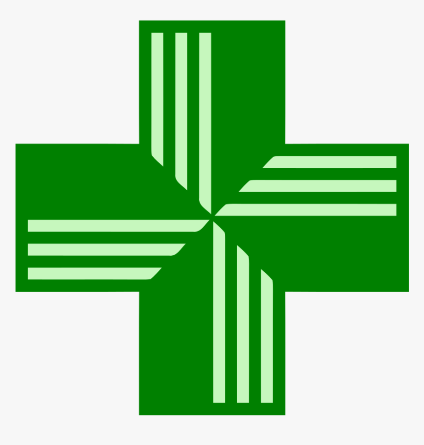 Pills - Pharmacy Logo Green Cross, HD Png Download, Free Download