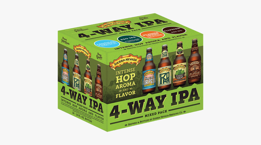 Sierra Nevada 4 Way Ipa Variety Pack - Sierra Nevada Beer Mix Pack, HD Png Download, Free Download