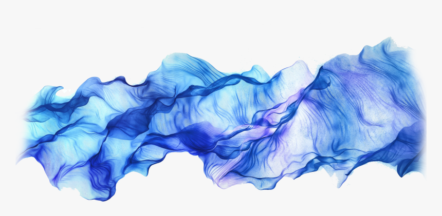 Download Blue Water Color - Water Ink Png, Transparent Png, Free Download