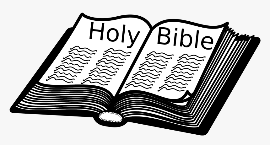 Transparent Bible Png Images - Bible Black And White Clipart, Png Download, Free Download