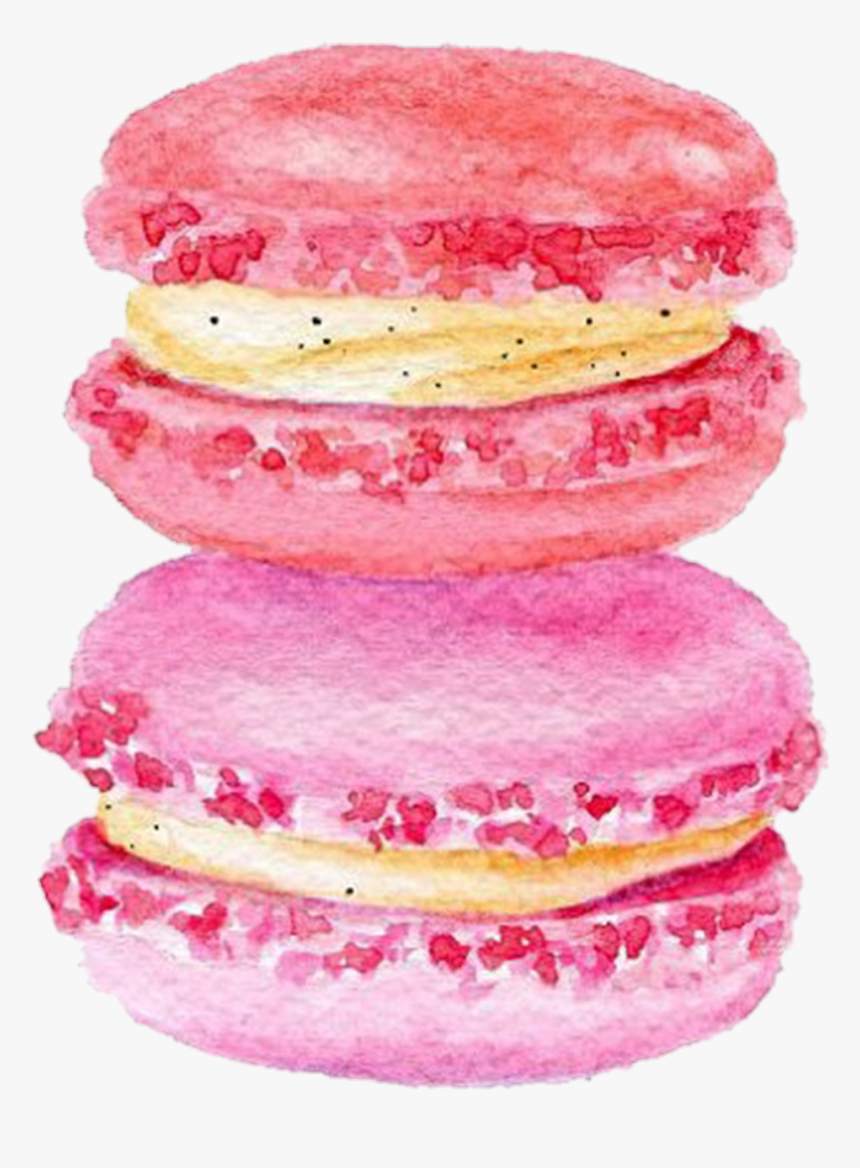 Watercolor Macaron Clip Art Hd Png Download Kindpng