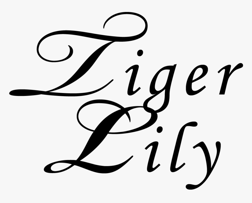 Transparent Tiger Lily Png - Calligraphy, Png Download, Free Download