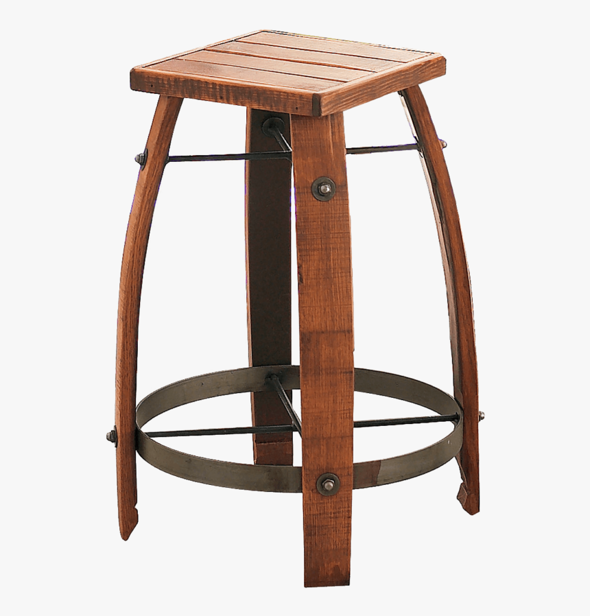 Barrel Bar Stool - Old Wooden Barrel Ideas, HD Png Download, Free Download