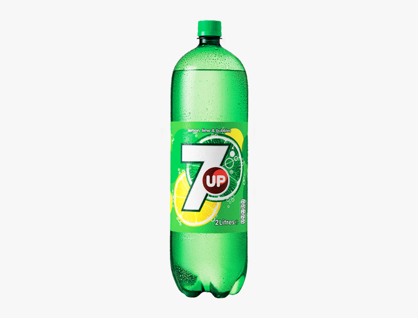Water,two Liter Bottle,soft Drink,plastic Bottle,liquid,carbonated - 7 Up 2 Lts, HD Png Download, Free Download