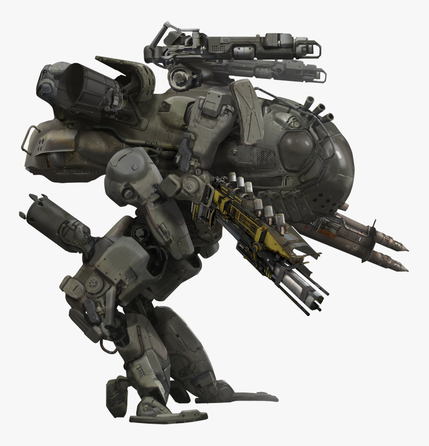 Transparent First Person Shooter Png - Mech Steampunk Concept Art, Png Download, Free Download