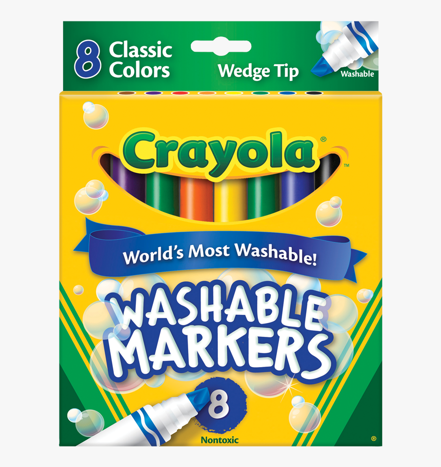 1 Pack Of Crayola Washable Markers, HD Png Download, Free Download