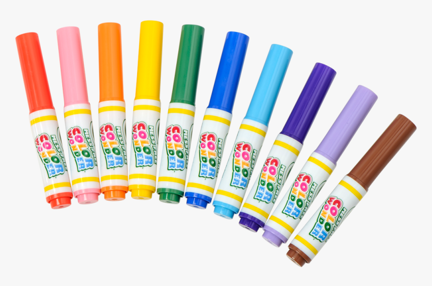 Crayola Color Wonder 10 Marker, , Large - Plastic, HD Png Download, Free Download