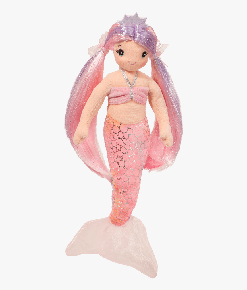 Douglas Serena Pink Mermaid Doll - Stuffed Toy, HD Png Download, Free Download