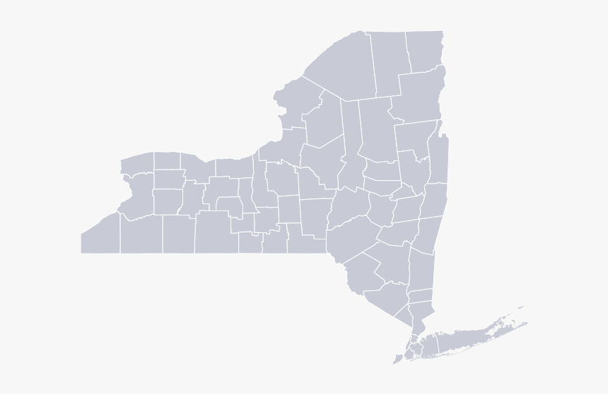 Blank Map Of New York Counties - Ny 19 District Map, HD Png Download, Free Download