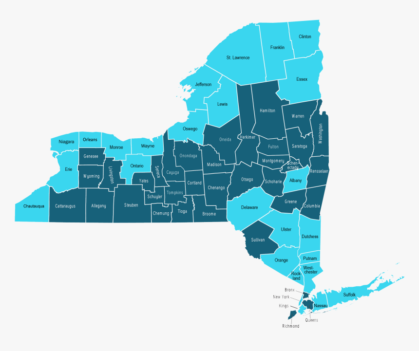 Eee Virus Map New York, HD Png Download, Free Download