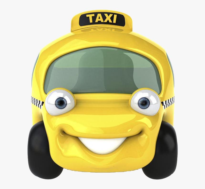 Yellow Cab In Mountain View - Taxi Clipart, HD Png Download, Free Download