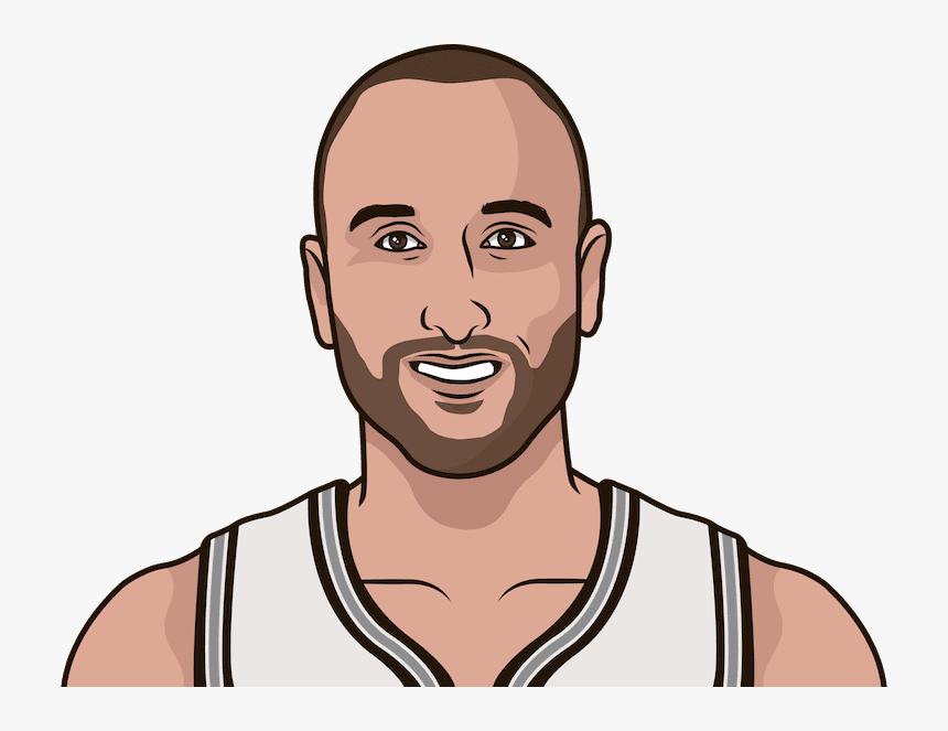 Manu Ginobili Points In The Last 2 Games - Steph Curry Face Drawing, HD Png Download, Free Download