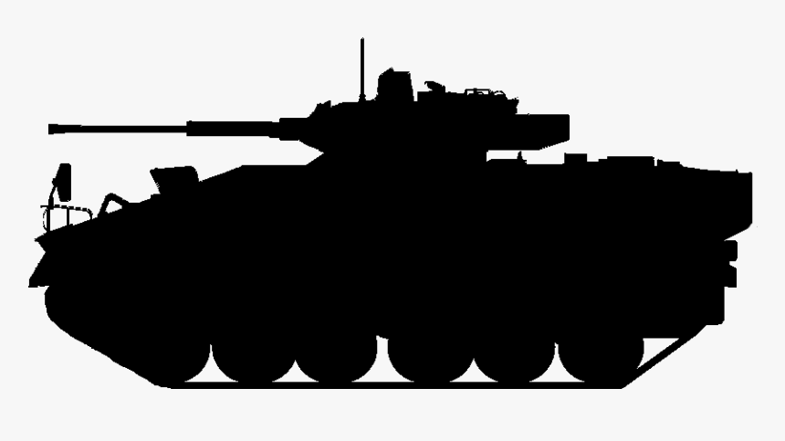 Warrior 510 11 Standard S-b - British Tank Silhouette, HD Png Download, Free Download