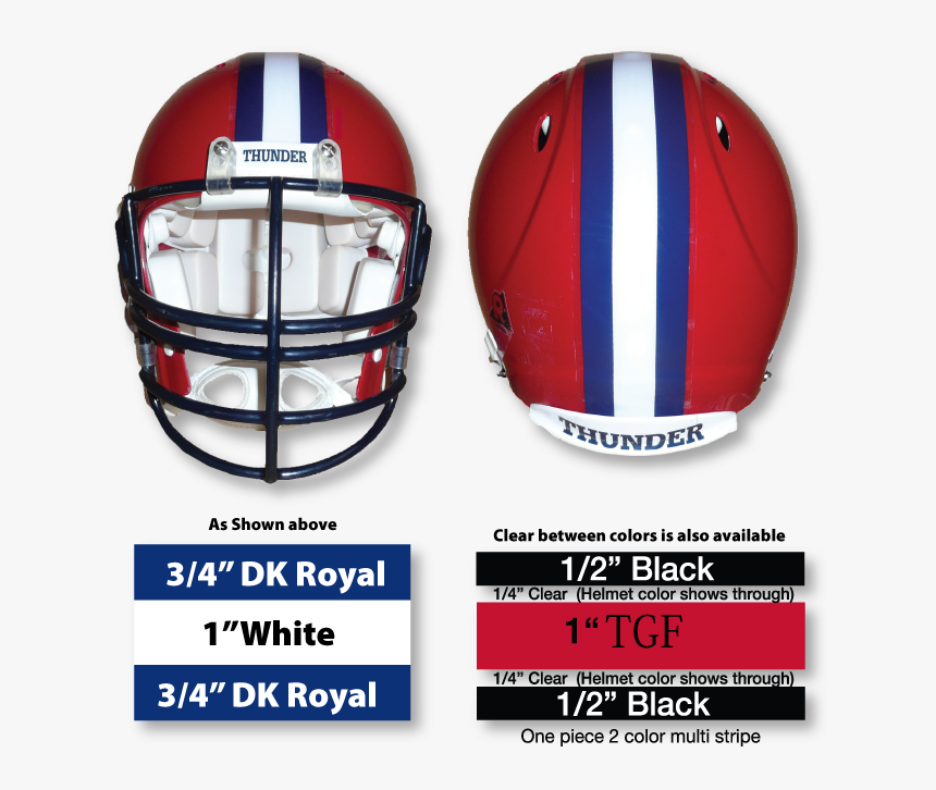 Football Helmet Stripe Decals, HD Png Download, Free Download